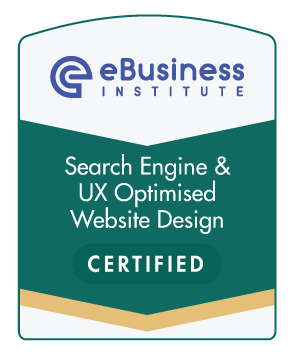 eBusiness Institute certificate in seo ux website design